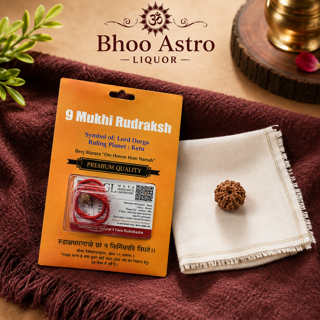 9 Mukhi Rudraksh